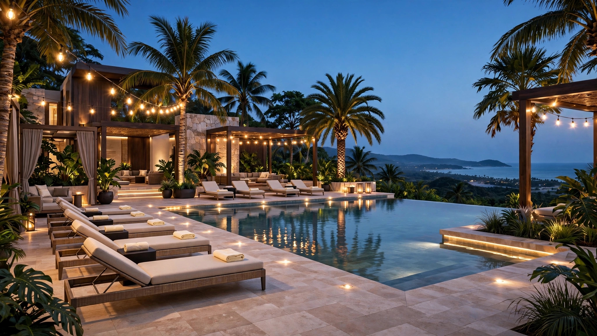 Luxury hotel room