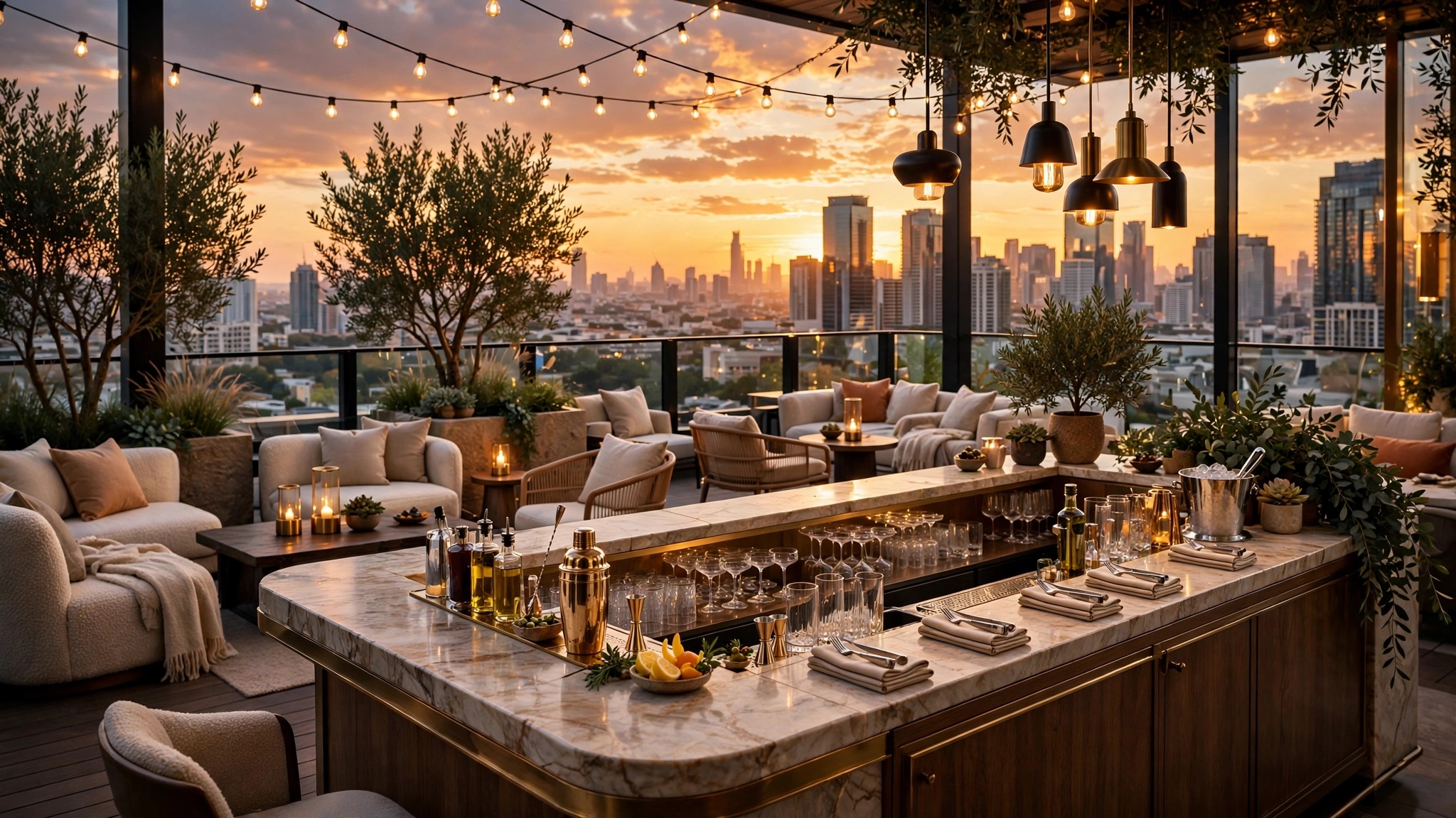 Luxury hotel interior